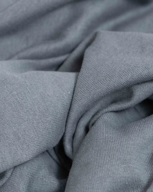 2.5m Slate Grey Blue 100% cotton jersey