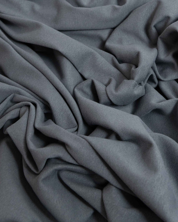 2.5m Slate Grey Blue 100% cotton jersey