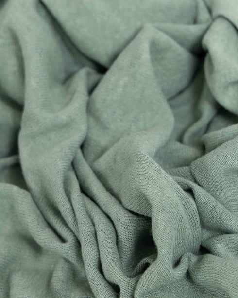 1.3m Light Turquoise Cotton & Linen Jersey
