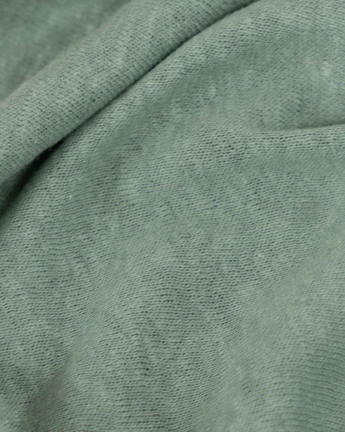 1.3m Light Turquoise Cotton & Linen Jersey