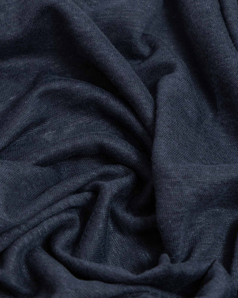 Dark Blue Linen Jersey