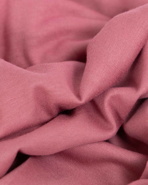 Dusty Pink organic cotton jersey (extra wide)