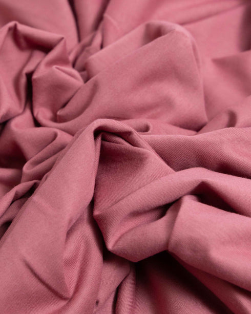 Dusty Pink organic cotton jersey (extra wide)