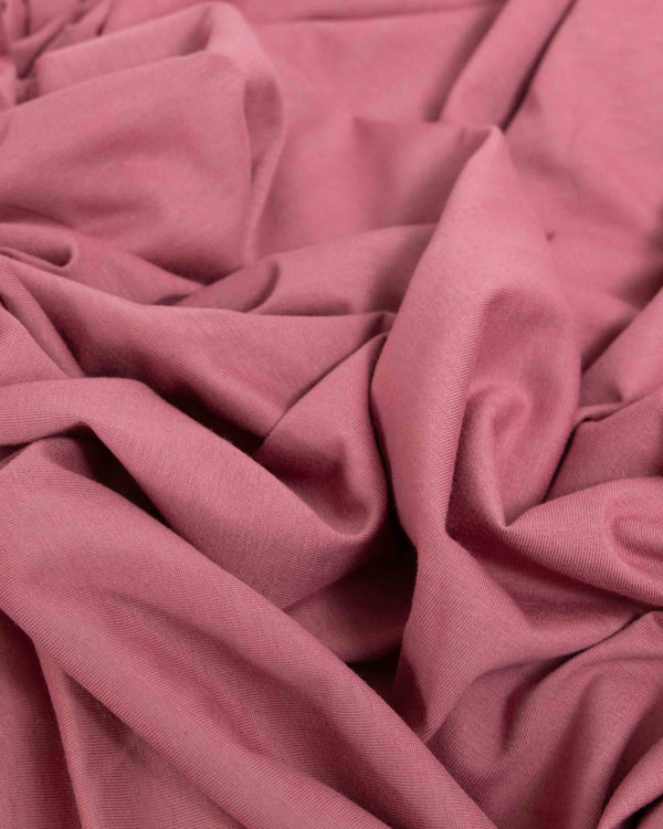 Dusty Pink organic cotton jersey (extra wide)