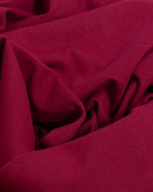 Dark Raspberry cotton jersey (extra wide)