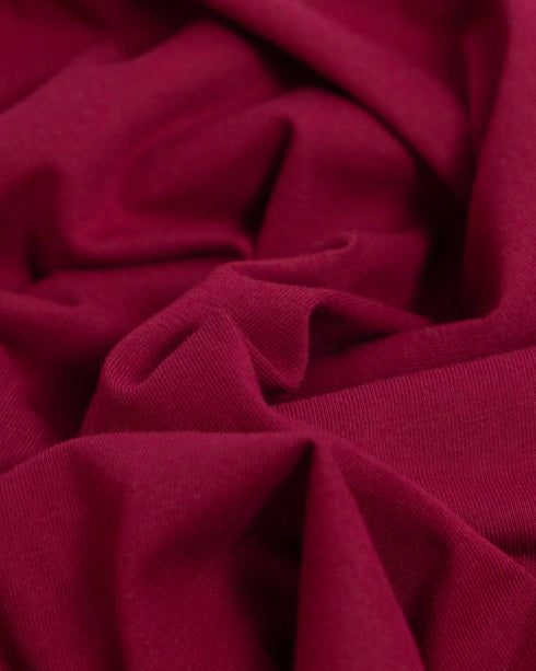Dark Raspberry cotton jersey (extra wide)