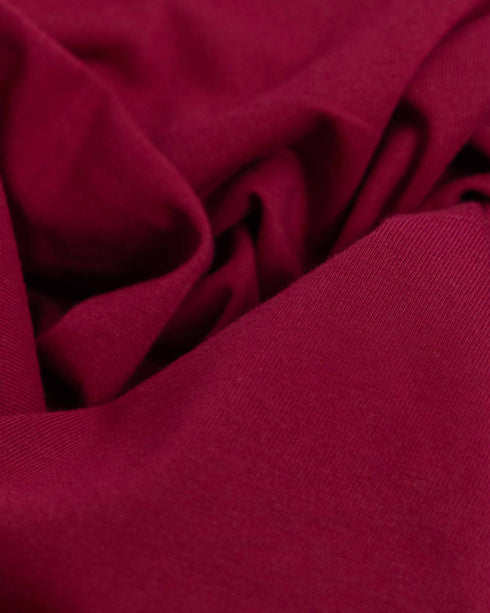 Dark Raspberry cotton jersey (extra wide)