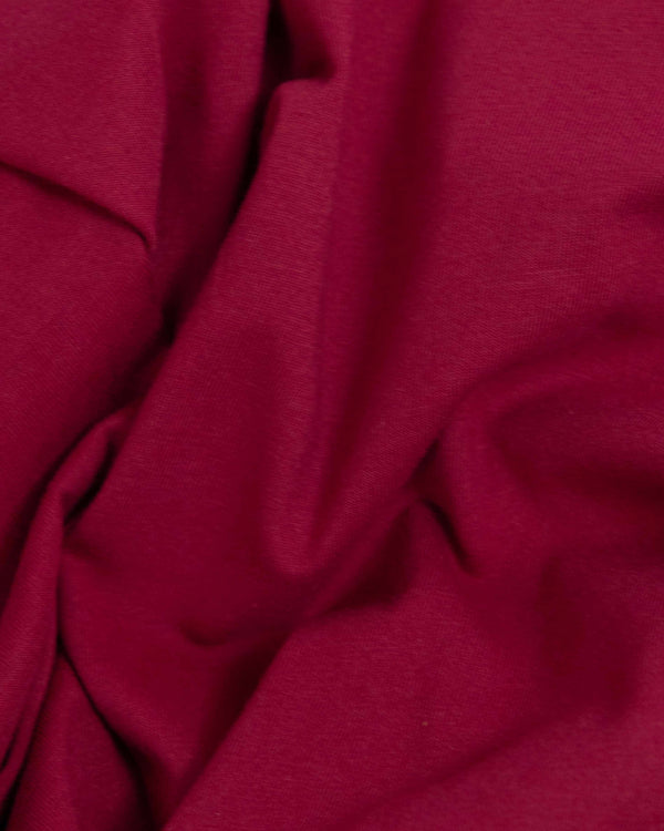 Dark Raspberry cotton jersey (extra wide)