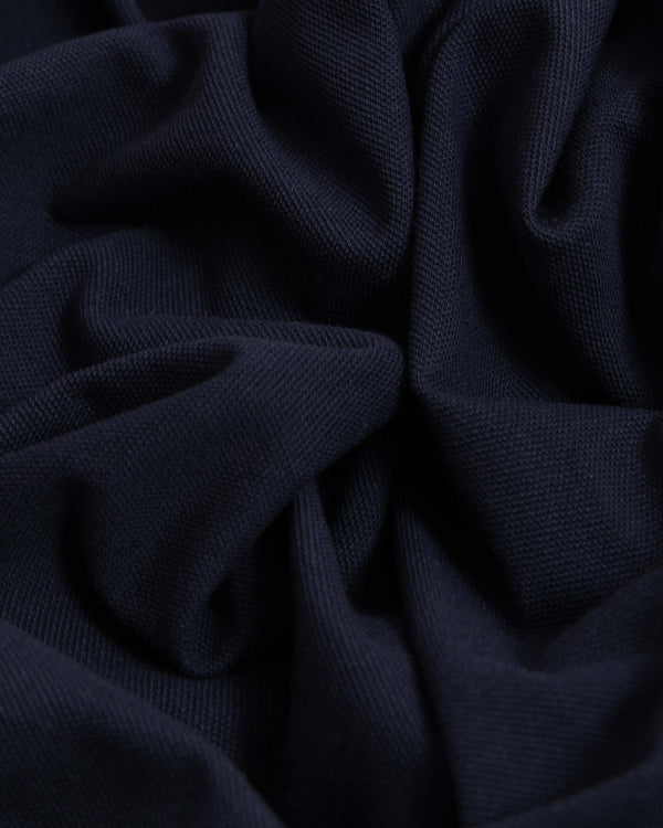 1.5m Dark Blue 100% cotton pique (extra wide)