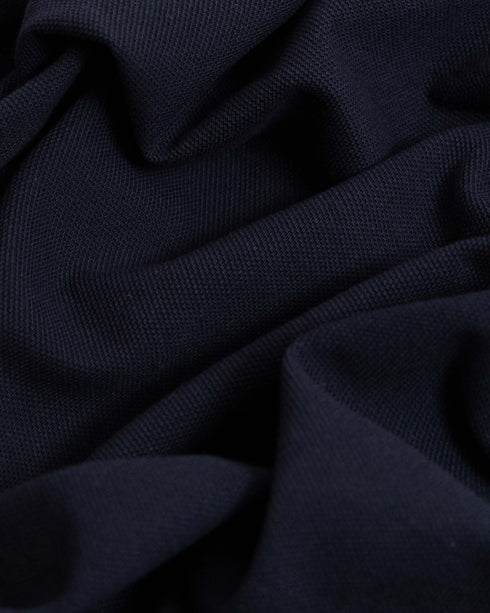 1.5m Dark Blue 100% cotton pique (extra wide)