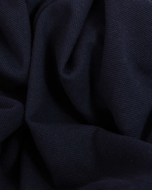 1.5m Dark Blue 100% cotton pique (extra wide)