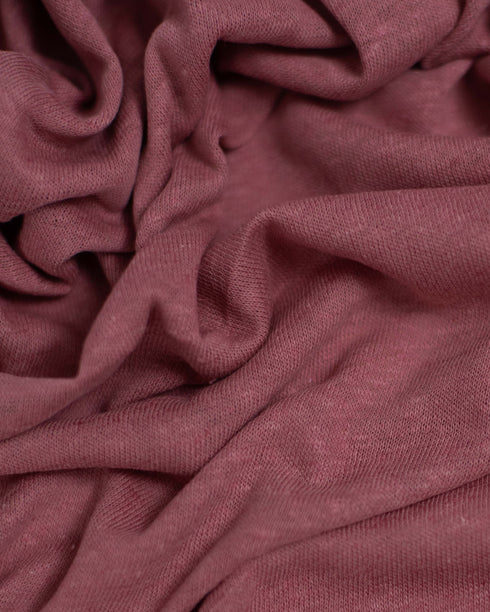 Antique Rose Cotton & Linen Jersey