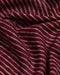 Burgundy Diagonal Striped Linen Jersey