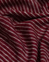 Burgundy Striped Linen Jersey
