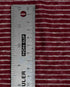 Burgundy Striped Linen Jersey