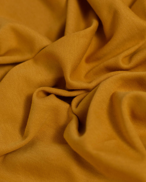 Mango Sorbet Organic Cotton Double Knit Jersey