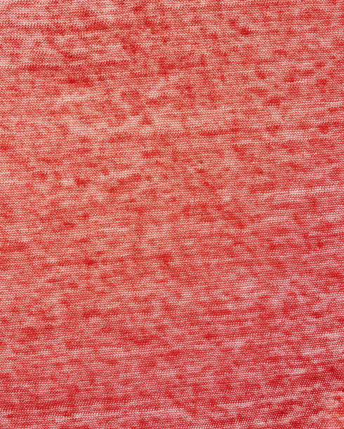 Bright Red Cotton & Linen Jersey