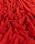 Bright Red Cotton & Linen Jersey