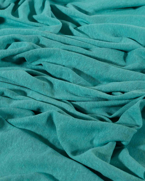 Sea Glass Organic Cotton & Linen Jersey
