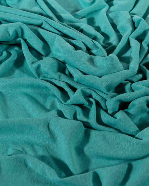 Sea Glass Organic Cotton & Linen Jersey