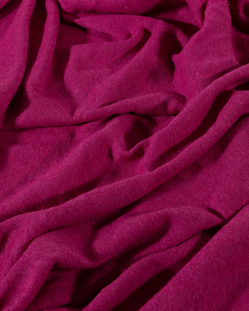Fuchsia Organic Cotton & Linen Jersey