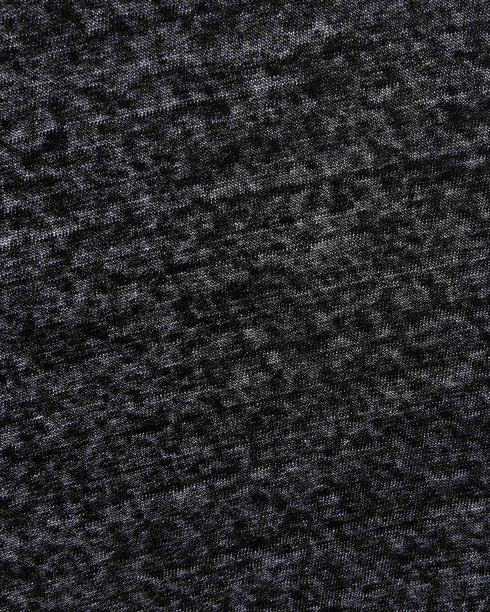 Black Cotton & Linen Jersey