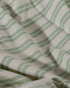 Ecru & Green Stripes Cotton Jersey