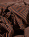Rust & Grey Thin Stripes Cotton Jersey
