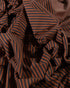 Rust & Grey Thin Stripes Cotton Jersey