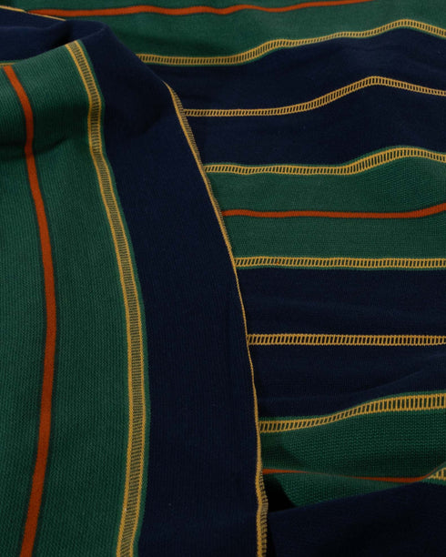 Vintage Regatta Stripes Cotton Jersey