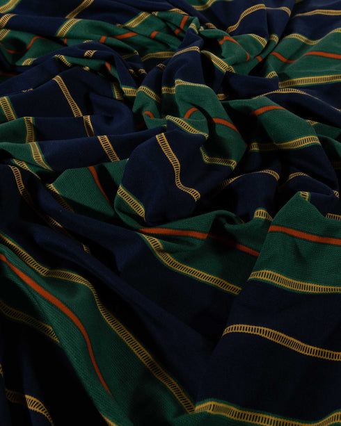 Vintage Regatta Stripes Cotton Jersey