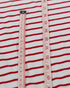 Red & White Stripes Organic Cotton Jersey (extra wide)