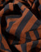 Rust & Grey Thick Stripes Organic Cotton Jersey