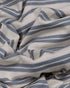 Grey & Warm White Stripe Cotton Jersey