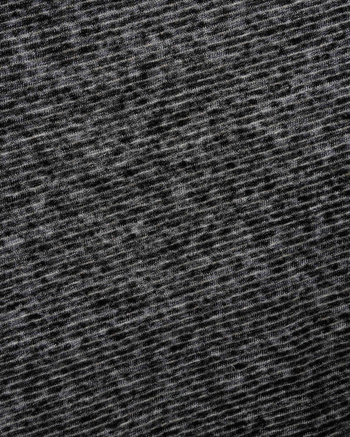 Black & White Diagonal Stripe Cotton & Linen Jersey