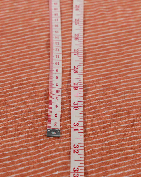 Dusty Peach Linen Jersey
