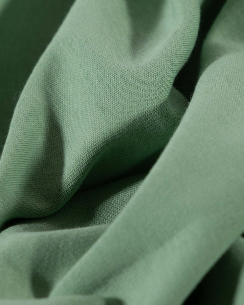 Mint Green Cotton Double Knit Jersey