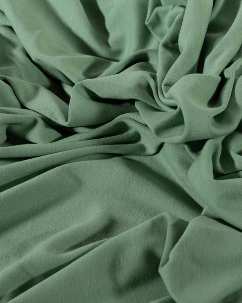 Mint Green Cotton Double Knit Jersey