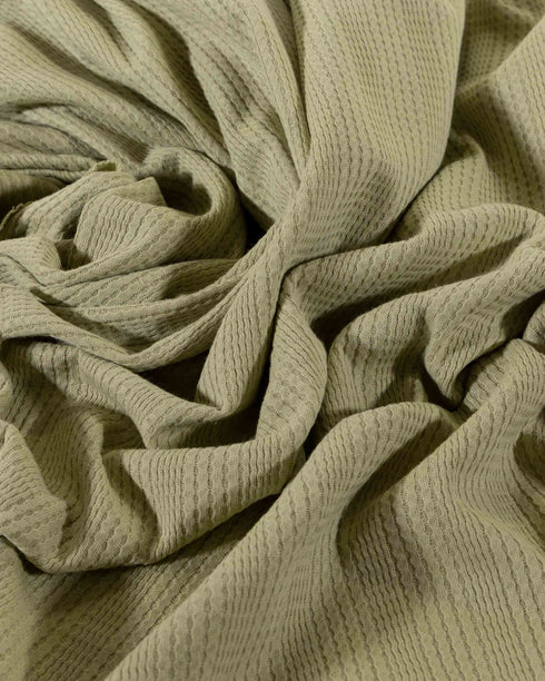 Pistachio Ice Cream Cotton Double Knit Jersey