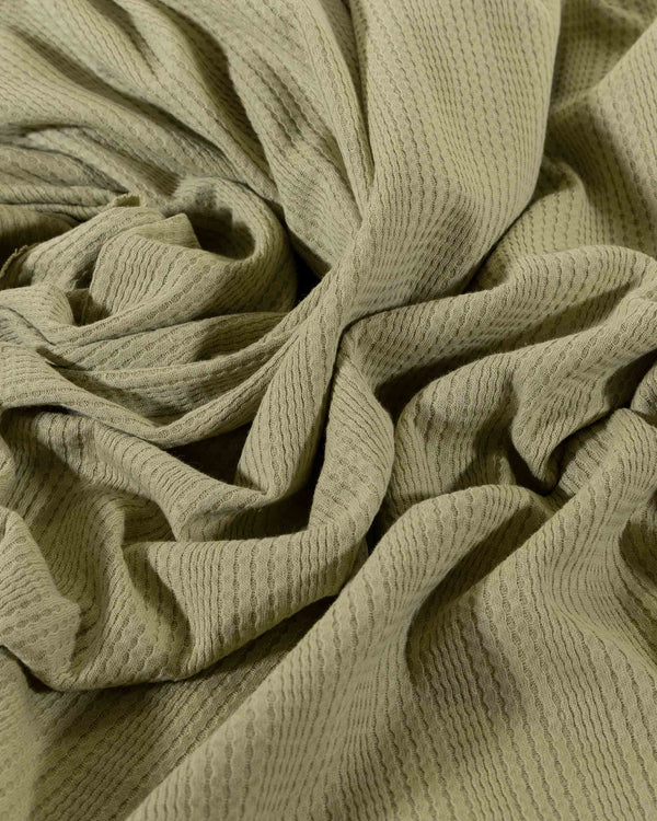 Pistachio Ice Cream Cotton Double Knit Jersey