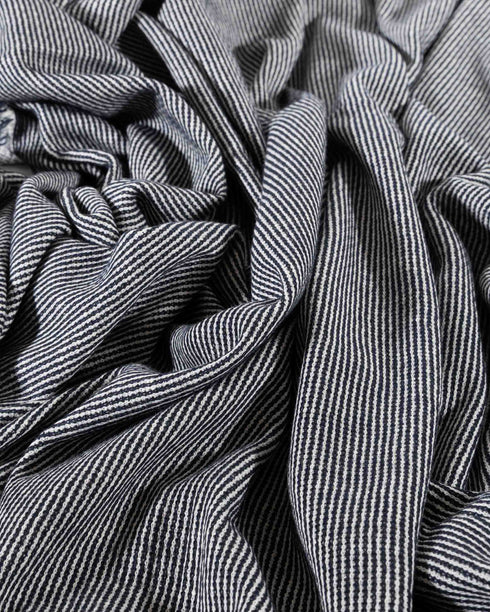 Black & White Cotton Double Knit Jersey