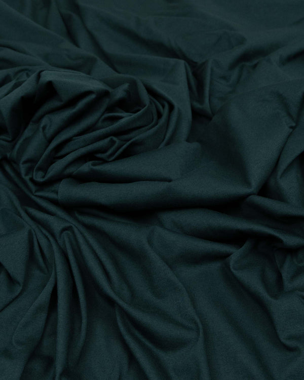 Bottle Green cotton jersey (extra wide)