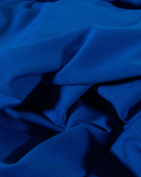Electric Blue Double Knit Cotton Jersey
