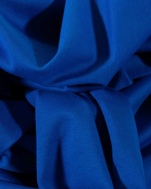 Electric Blue Double Knit Cotton Jersey