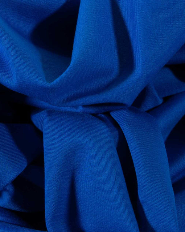 Electric Blue Double Knit Cotton Jersey