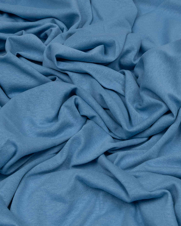 Parisian Blue cotton jersey (extra wide)