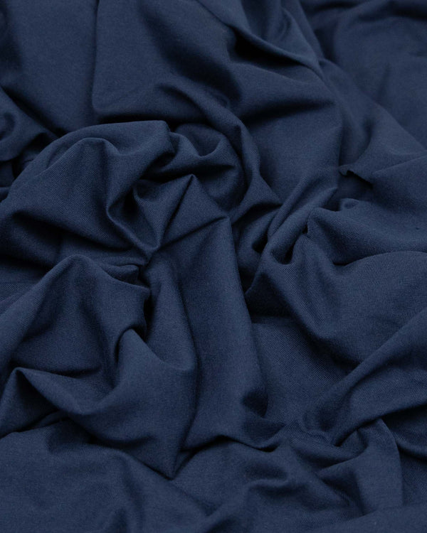 Deep Blue organic cotton jersey (extra wide)