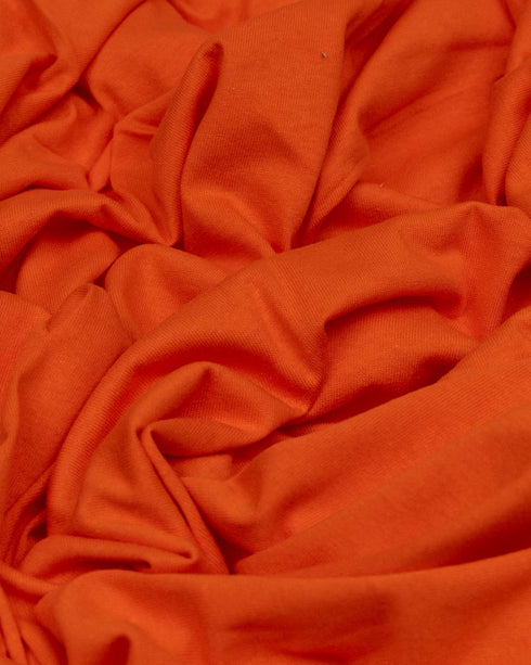 Tangerine cotton jersey (extra wide)