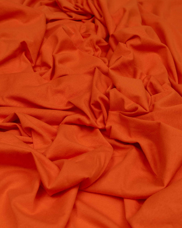 Tangerine cotton jersey (extra wide)