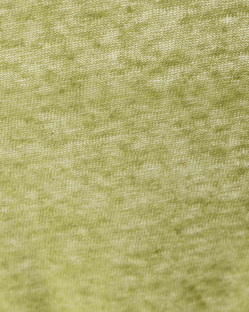 Kiwi Green Organic Cotton & Linen Jersey